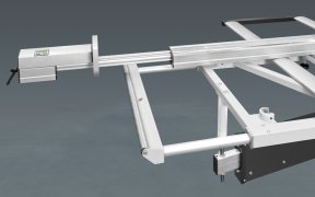 Afkorttafel uitschuifbaar