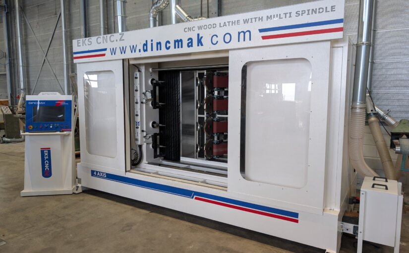 Dinçmak multi-spindel CNC-draaibank voor Talen Tools-afbeelding